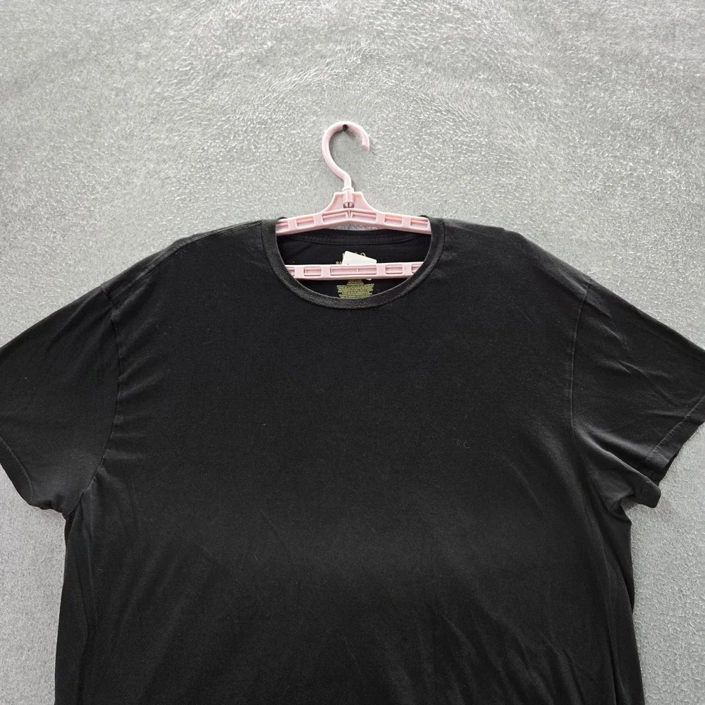 Polo Ralph Lauren Men Shirt XL Black Embroidered Logo Classic Short Sleeve READ